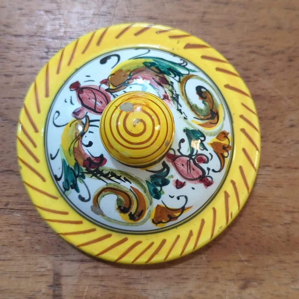 Mid Century Italian Majolica Milk And Sugar - Picture 14 of 15